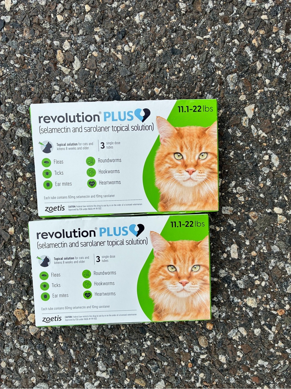 Revolution PLUS for Cats 11.1-22 lbs –6 month supply